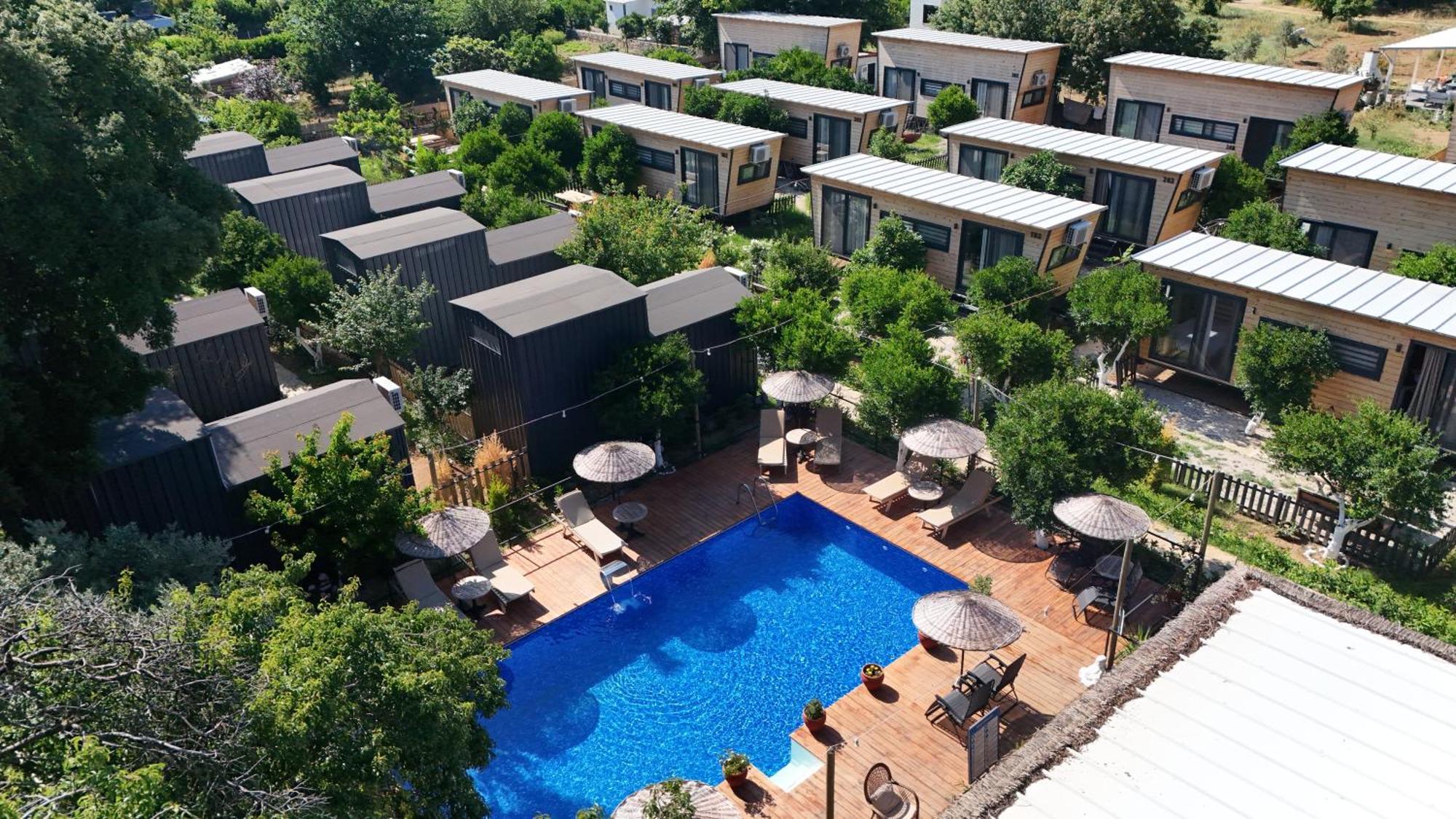 Gaia Tiny Houses Butik Hotel Bodrum Exterior photo